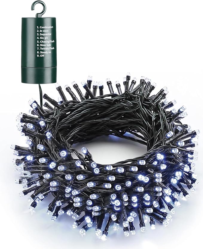 Christmas Porch String Lights, 66ft 200 LED Waterproof