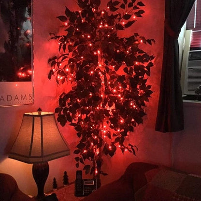 6-Pack 6ft Christmas LED String Lights, Waterproof Timer Lights