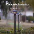 Warm White Solar Path Lights, Outdoor Yard LED