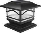 Solar Post Cap Lights, Waterproof LED