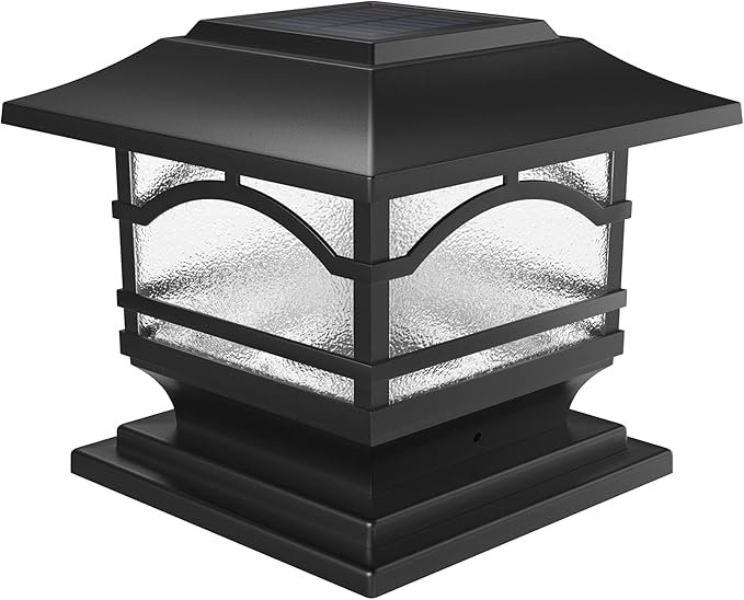 Solar Post Cap Lights, Waterproof LED