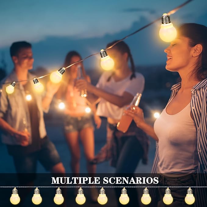 Retisee 6 Pcs Marquee Light String Bulbs13.8 ft Long for Marquee Letters Numbers 3 4 ft Tall Waterproof LED String Light for Indoor Outdoor Wedding Birthday Party Decor