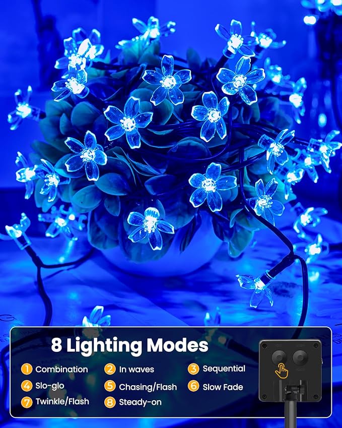 Christmas Fairy Lights 2-Pack, 52ft 120 LED Battery Twinkle Lights