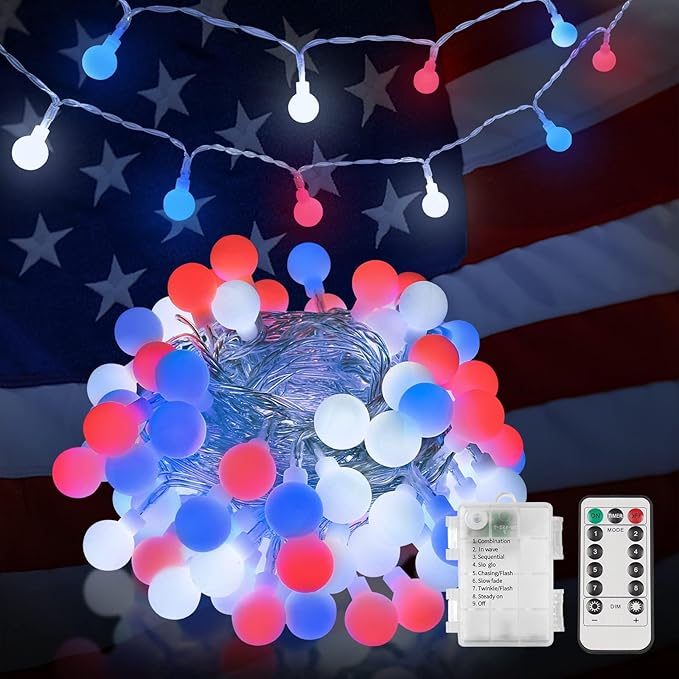 Christmas Yard String Lights, 100 LED Waterproof