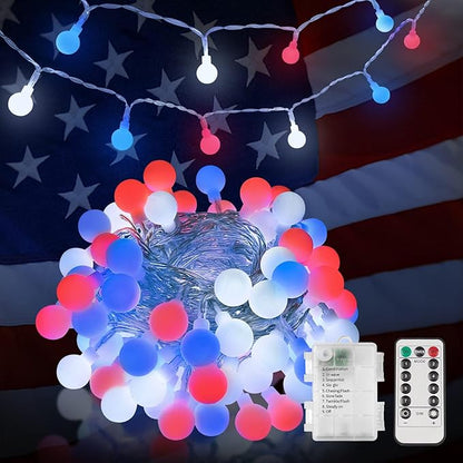 Christmas LED String Lights, Waterproof Timer Lights