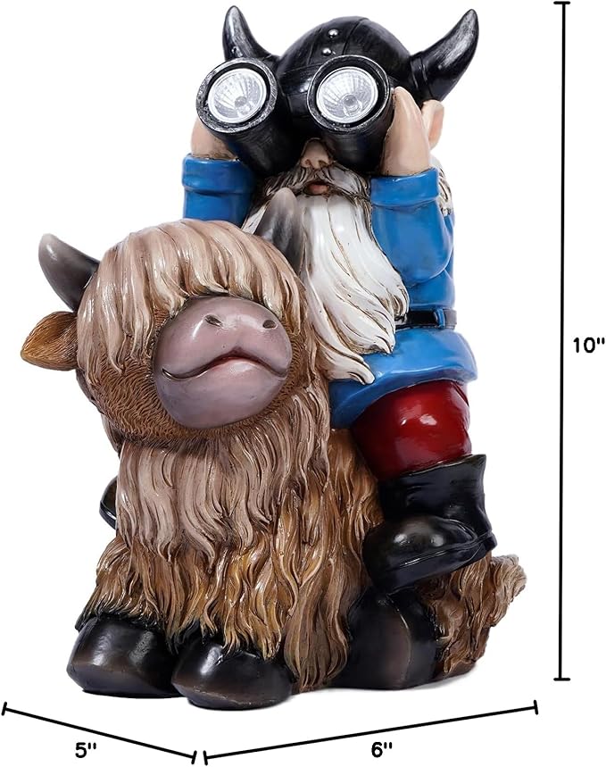 Solar Gnome Statue Light, Yard Decor