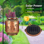 Charming Butterfly Solar Lanterns for Backyard, Waterproof LED