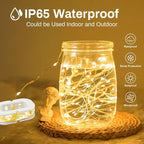 16ft Christmas LED String Lights, Waterproof Timer Lights