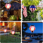 Backyard Solar Lantern Set, Elegant Patio Lighting