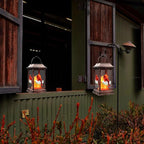 Cardinal Solar Garden Lanterns, Rustic Waterproof LED
