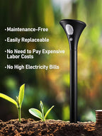 Pure White Solar Pathway Lights, Walkway LED