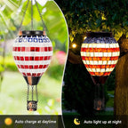 Backyard Solar Patio Lanterns, Charming Waterproof LED