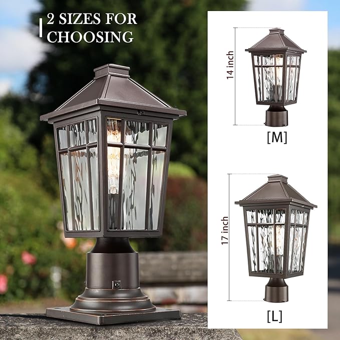 Solar Post Cap Lights, Waterproof