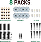 Solar Pathway Lights, Waterproof LED Driveway Lights