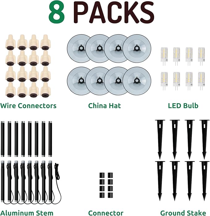 Solar Pathway Lights, Waterproof LED Driveway Lights