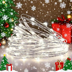 Christmas Backyard String Lights 4-Pack, 33ft Waterproof