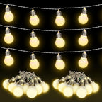 8ft Outdoor Edison String Lights, Weatherproof