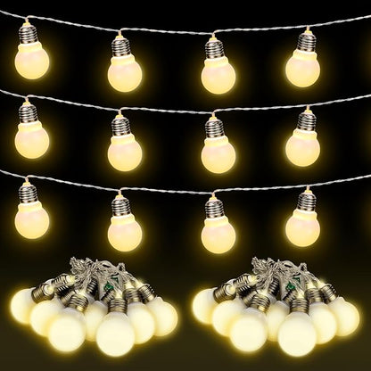 8ft Outdoor Edison String Lights, Weatherproof