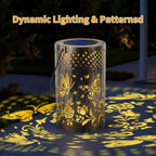 Butterfly Solar Lantern Set, Elegant Yard Lighting