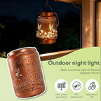 Solar Courtyard Lanterns, Garden Hanging LED Decor