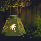 Solar Hanging Lanterns 2-Pack, Outdoor Hanging LED Decor