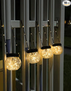 Globe Solar Lanterns, Waterproof LED Garden Lights