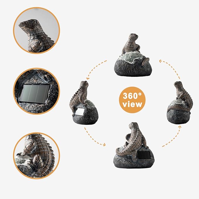 Garden Solar Lawn Figurine Light, Waterproof
