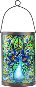 Peacock Solar Lantern Set, Classic Porch Lighting