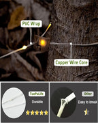 8ft RGB String Lights for Yard, Waterproof LED