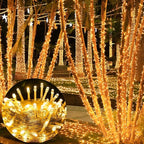 5ft Christmas LED String Lights, Waterproof Timer Lights