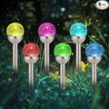 6-Pack IP66 Solar Landscape Lights for Walkway