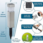 Solar Pathway Lights, Waterproof LED Driveway Lights