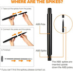 2-Pack Solar Path Lights, Outdoor Walkway LED