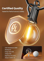 Christmas Porch String Lights, 209ft Waterproof