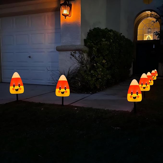 C9 Pathway Lights, 7ft LED Stakes
