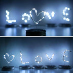 8-Pack 20 LED Mason Jar Fairy Lights, Solar Party