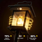 6-Pack Solar Pathway Lights, IP65 Waterproof LED Garden Lights