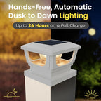 Solar Fence Lights, Outdoor LED