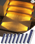 8-Pack Solar Yard Lights, Warm White LED