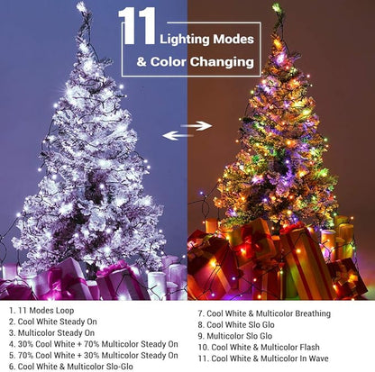 Christmas Fairy Lights, 4ft 500 LED Battery Twinkle Lights