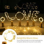 Christmas Yard String Lights 20-Pack, 20 LED Waterproof
