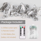 6ft LED Patio String Lights, Waterproof Outdoor