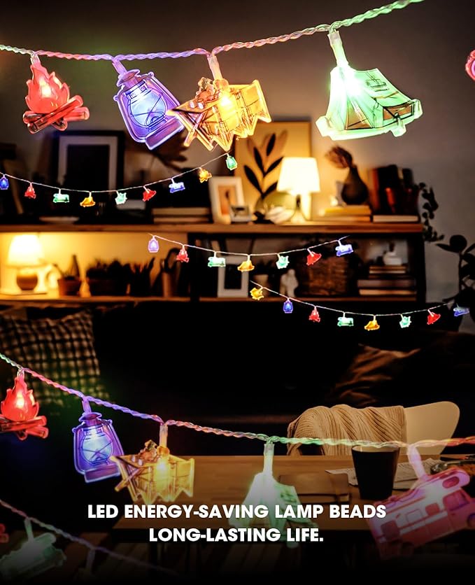 Christmas String Lights, 50 LED Waterproof Twinkle Lights