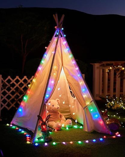 33ft RGB Outdoor Edison String Lights, Weatherproof