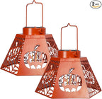 Courtyard Solar Lantern Set, Decorative Outdoor Lighting