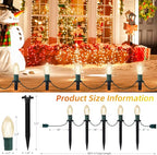 C9 Pathway Lights, 30ft LED Stakes