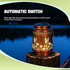 Solar Courtyard Lanterns, Garden Hanging LED Decor