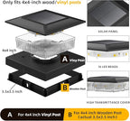 16-Pack Upgraded Solar Post Cap Lights for Yard, LED