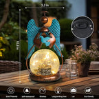 Globe Solar Lantern Set, Classic Patio Lighting