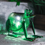 Classic Frog Solar Lanterns for Porch, Waterproof LED